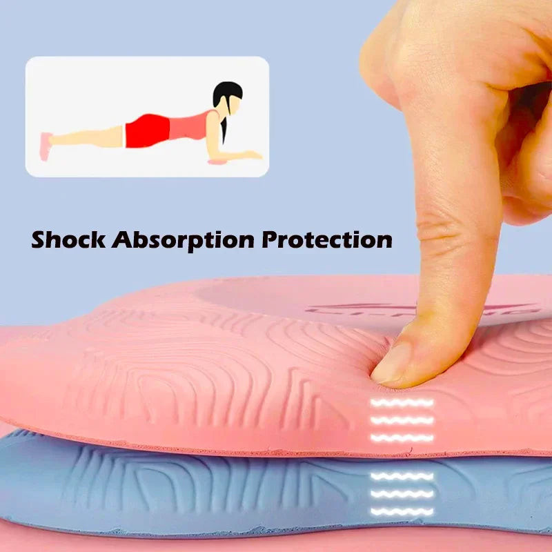 Yoga Knee Pads Extra Thick, Yoga Kneeling Pad for Pilates Exercise, 13/16 Inches Cushion Knees Elbow Mat Supplies for Women Men Fitness Travel