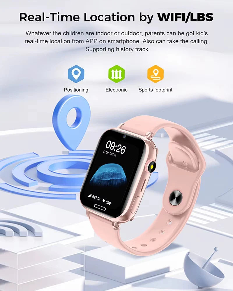 Børne Smartwatch Med GPS & Videoopkald - Sikkerhed I Fokus