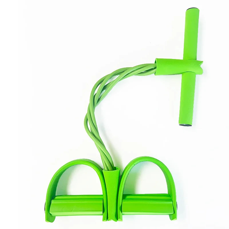 2025 Upgrade Multifunction Tension Rope or Exercise Sit up Exercise Equipment,Pedal Ankle Puller,Bands-6 Tube Pedal Ankle Puller for Women Men