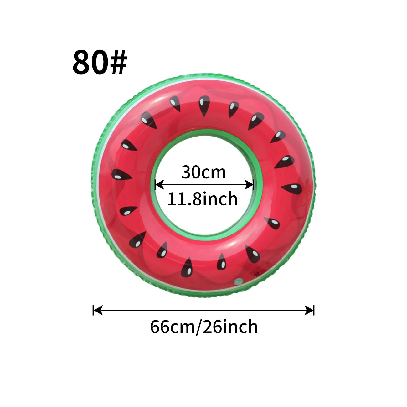 Fruit Pool Float, Watermelon Orange Lemon Swim Tube Ring, Inflatable Swim Pool Party Inner Tube for Kids