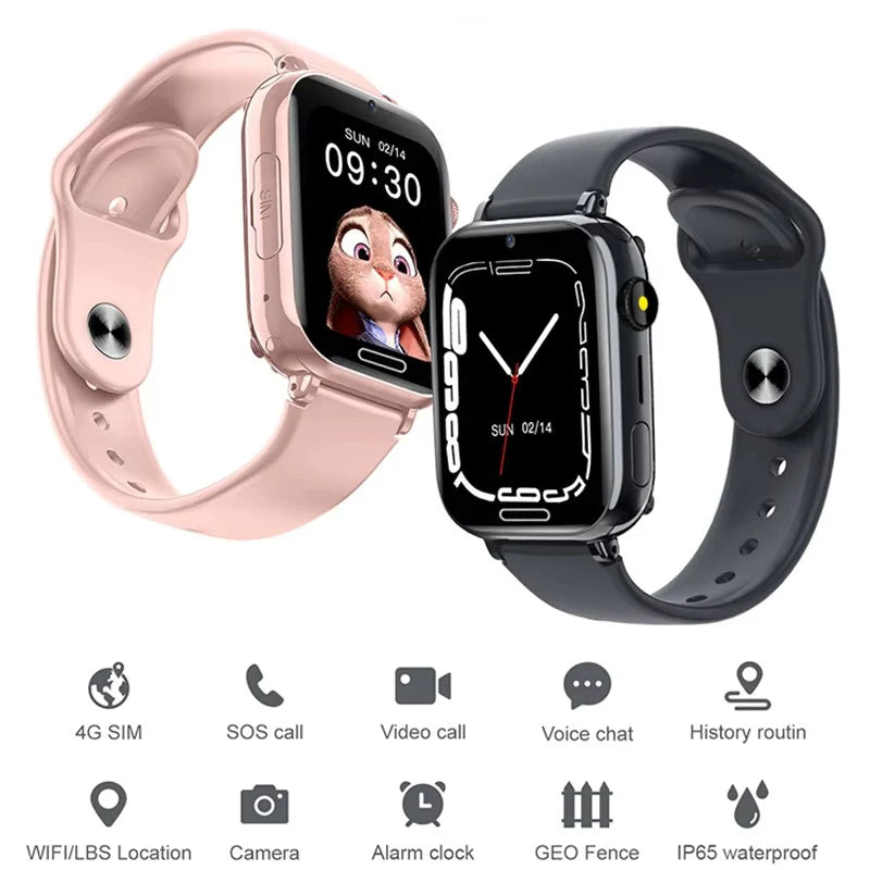 Børne Smartwatch Med GPS & Videoopkald - Sikkerhed I Fokus
